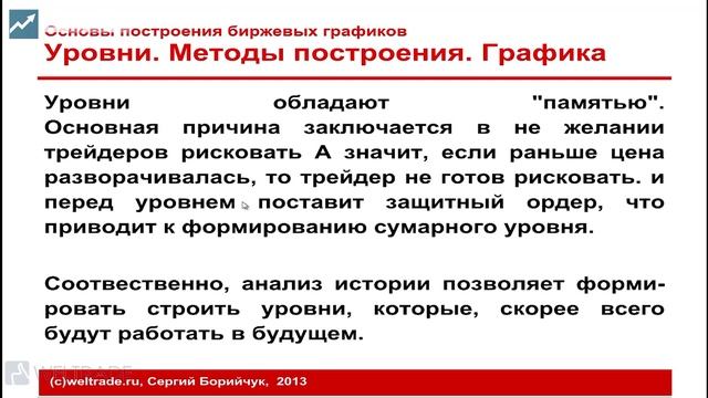 Вебинар "Основы анализа биржевых цен". Занятие 1. Движение цены. Уровни смотреть онлайн