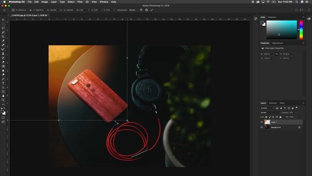 How to Create a BEAUTIFUL Lens Flare! Photoshop смотреть онлайн