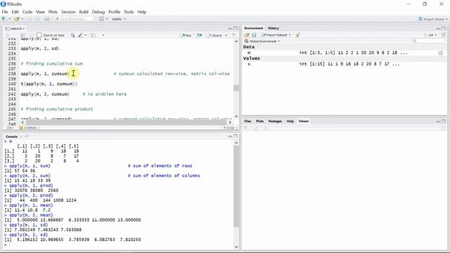 Matrices in R || Tutorial - 5: Using apply ( ) function to Matrices смотреть онлайн