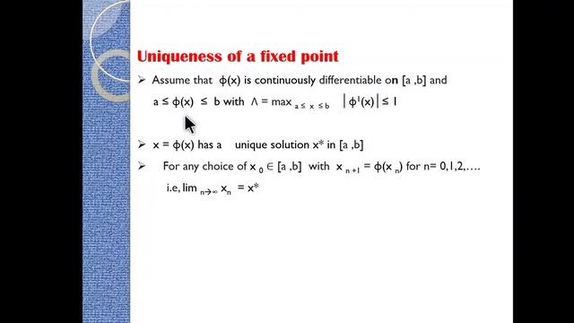 Topic : Fixed Point Iteration Method смотреть онлайн