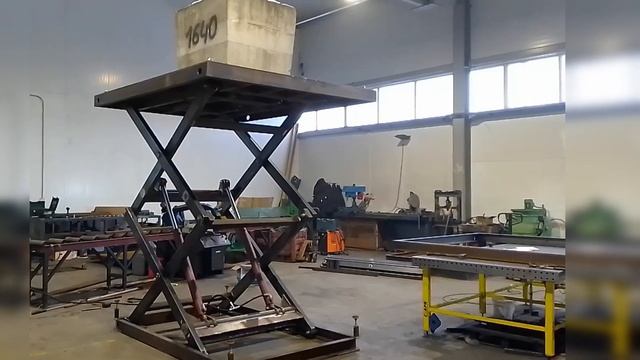 2х ножничный подъемник НП // scissor lift смотреть онлайн