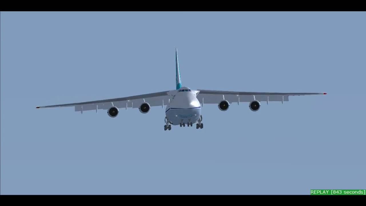 [FS2004] Antonov An-124 ''Ruslan'' training flights смотреть онлайн