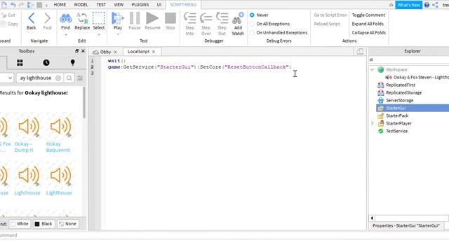 How to disabled reset in roblox studio смотреть онлайн