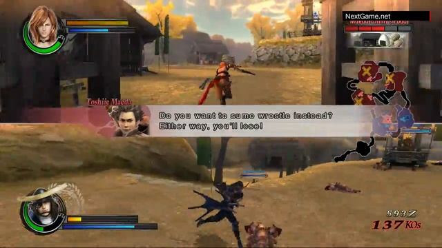 Sengoku Basara: Samurai Heroes - Совместное начало игры (Co-op beginning) HD [720p] (PS3) смотреть онлайн