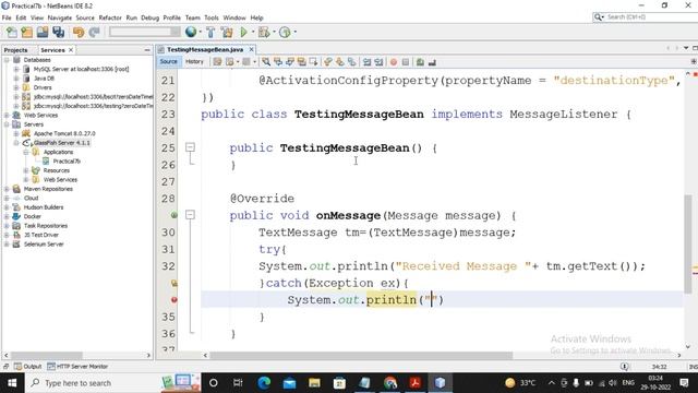 TYBSC IT Sem-5 Enterprise Java Practical 7-B| Develop simple visitor Statistics application using.. смотреть онлайн