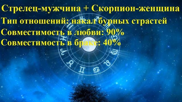 Совместимость Стрелец-мужчина и Скорпион-женщина смотреть онлайн