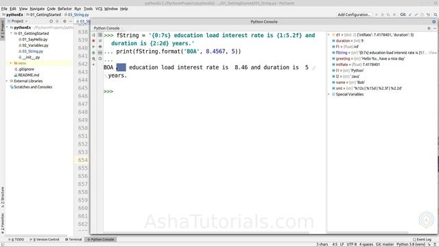 String Formatting and Templating смотреть онлайн