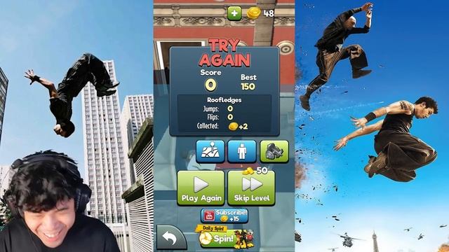 Parkour na Bawal sa Real life! Flip Runner ANDOID GAME LAFTRIP! смотреть онлайн