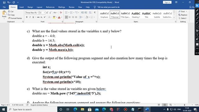 Output Based Questions class X class Recording (18-9-2020) смотреть онлайн
