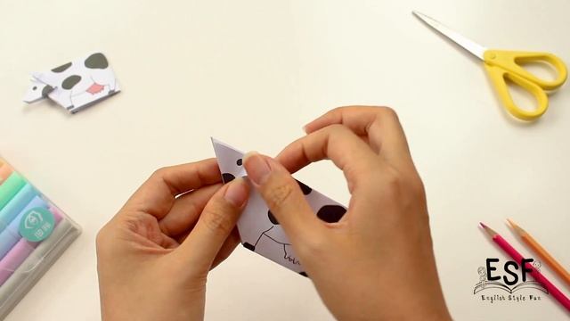 Easy Origami Cow - DIY Paper Crafts For Kids