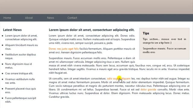 Likno Web Tabs Builder - Demo 8 смотреть онлайн