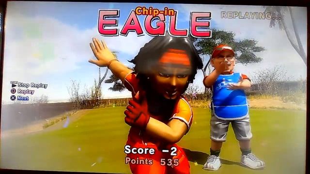 Hot Shots Golf: Out of Bounds - Chip-In Eagles with Bloom and Jasmine смотреть онлайн
