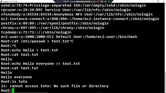 Linux Tutorial - 24. Redirection commands (operators) on Linux смотреть онлайн