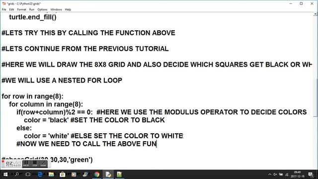 PYTHON - CHESSBOARD - PART II смотреть онлайн