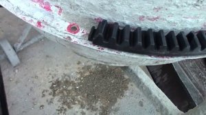Замена венца на бетономешалке Б130 (стин . профмаш)