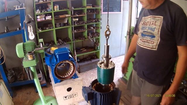 генератор как уложить магнитный ротор в статор. смотреть онлайн