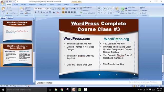 What Is The Difference between WordPress.com and WordPress.org - Wp Class #3 смотреть онлайн