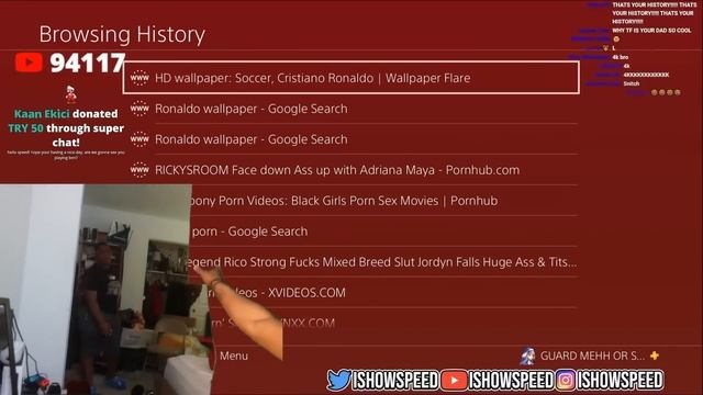 IShowSpeed Finds His BROTHERS Search History.. ?