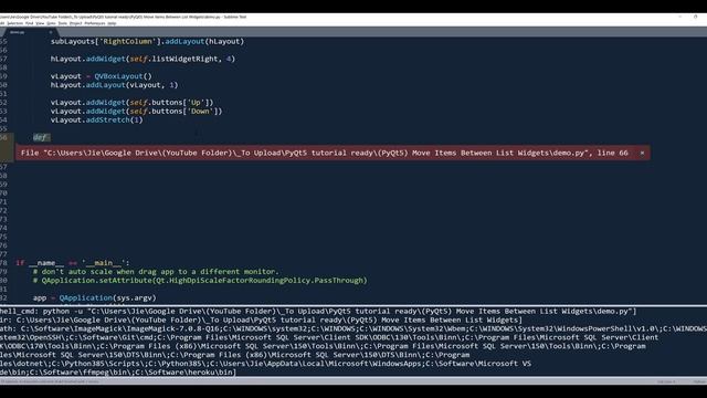How to move items between QListWidgets | PyQt5 Tutorial смотреть онлайн