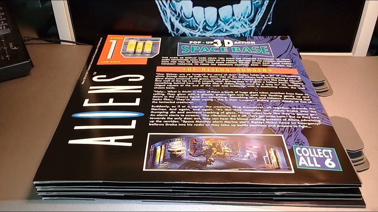 2017 Neca Alien Club Exclusive 3D Pop-Up Space Base Diorama Backdrop From Aliens Kenner Line! смотреть онлайн
