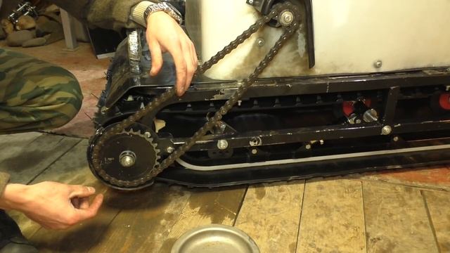 Обслуживание цепи на мотобуксировщике смотреть онлайн