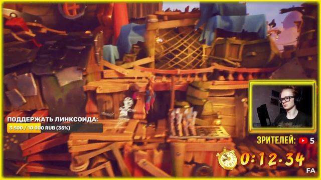 "Crash Bandicoot 4: It's About Time" — ИНВЕРТИРОВАННЫЕ УРОВНИ [СТРИМ-ПРОХОЖДЕНИЕ] | "ЛИНКС". смотреть онлайн