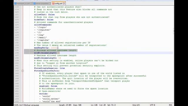 Как поставить и настроить плагин AuthMe на регистратцыю на свой сервер в майнкрафте! смотреть онлайн