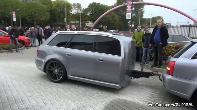 Audi RS4 Avant B5 With RS4 Автомобиль с прицепом!