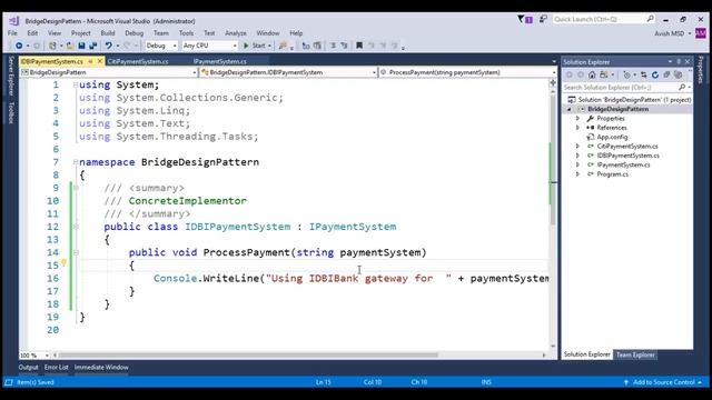 Bridge Design Pattern смотреть онлайн