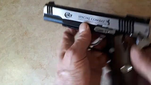 Обзор пневматического пистолета Umarex Colt Special Combat 4,5 мм BB. Отстрел смотреть онлайн