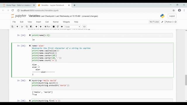 3. Strings, string methods and slicing operation | Python Tutorial for Beginners смотреть онлайн