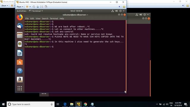 How to change your linux machines hostname and connect with ssh? смотреть онлайн