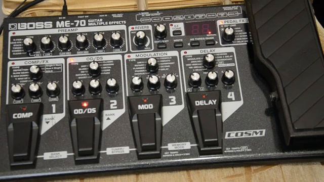 Boss ME-70 простий і зрозумілий гітарний процесор смотреть онлайн