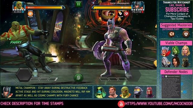 MCOC: Act 7.1.6 - Destructive Feedback & Small Arms - Tips/Guides - No Revives - Story quest(Book 2 смотреть онлайн