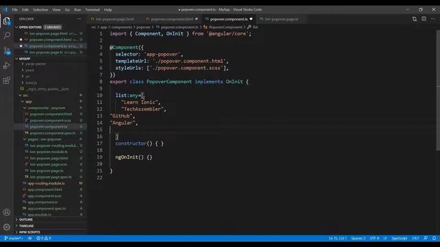 Ionic 5 - 17 Ion-popover смотреть онлайн