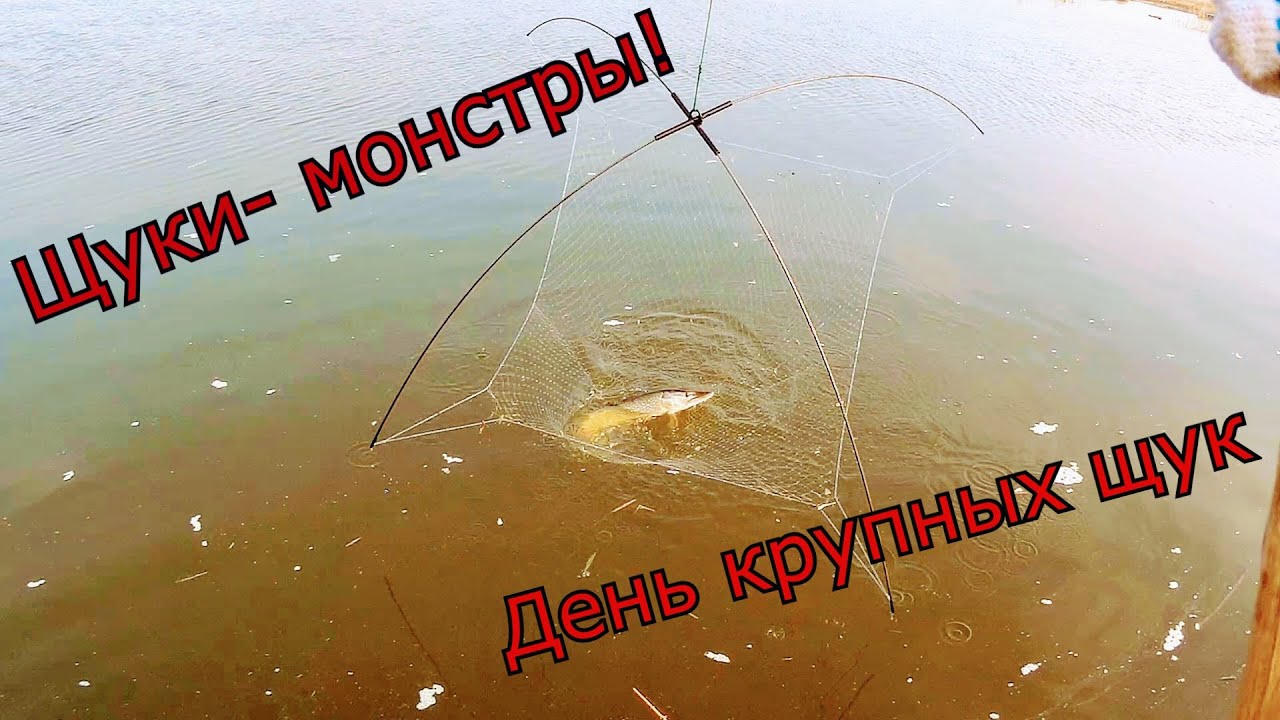 Рыбалка на паук! День крупных щук!!! Первая рыбалка по открытой воде! Адреналин зашкаливает!