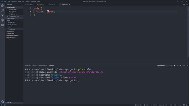 Gulp v4 - Sass and BrowserSync setup смотреть онлайн