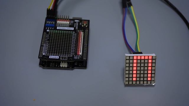Умная LED Матрица 8x8 - i2c (Trema-модуль) для Arduino смотреть онлайн