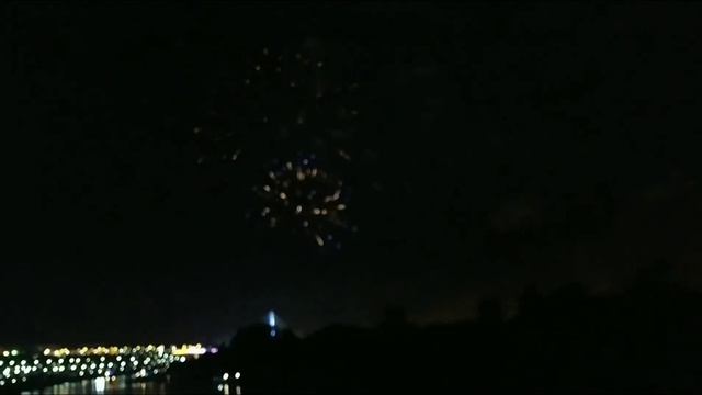 Фейерверк в Тюмени на День города от 27.07.2019 смотреть онлайн