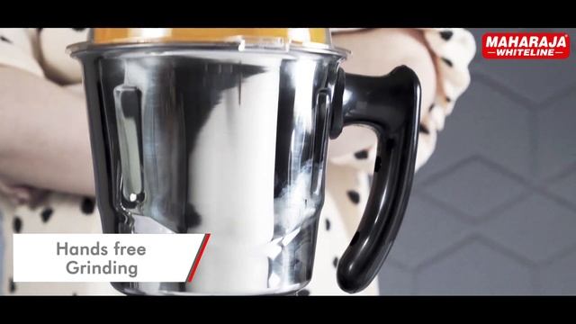 Maharaja Whiteline - Turboprime Mixer Grinder with super sharp blades & hands-free grinding смотреть онлайн