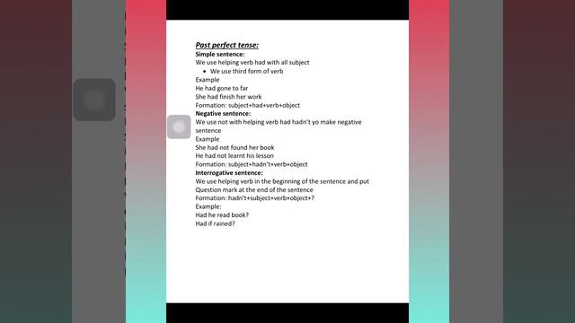 Past perfect tense смотреть онлайн