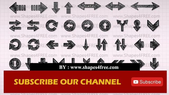 70+ Hand Drawn Arrows Shapes Photoshop Custom Shapes смотреть онлайн