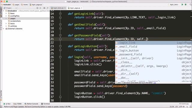 Refactor Your Page Object Class Part 1 смотреть онлайн
