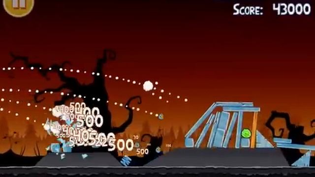 Angry Birds Seasons Trick or Treat Halloween 1-3 3 stars walkthrough Theme 1 Gameplay Tutorial смотреть онлайн