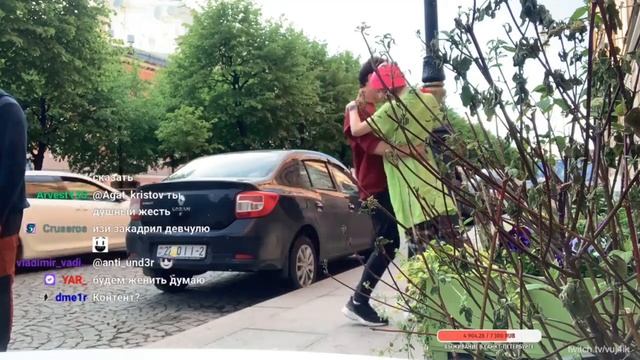 Танцуем вальс с Олей на улице "Большая конюшенная" в Санкт-Петербурге :) смотреть онлайн