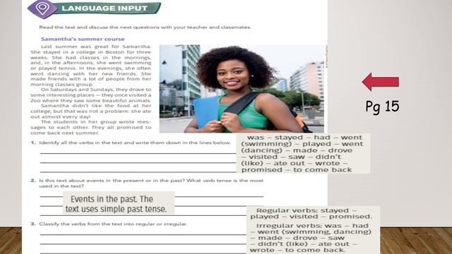 7° ano B Aula 24 Correção dos Exercícios Simple Past of Irregular Verbs смотреть онлайн