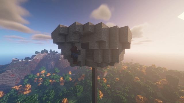 Minecraft - How to Build a Floating Island - Floating Island Tutorial смотреть онлайн