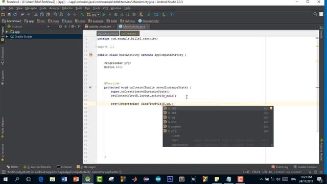 How to use ProgressBar in android #6 смотреть онлайн