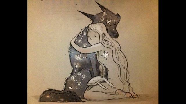 Звёздный волк и девушка-кролик | Необычная фотоподборка | Вдохновляющие картинки смотреть онлайн