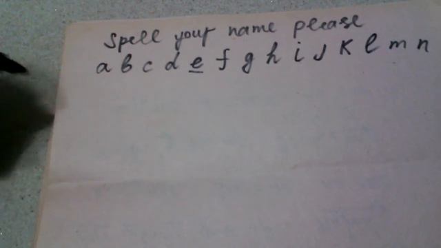 запоминаем названия букв. урок 20